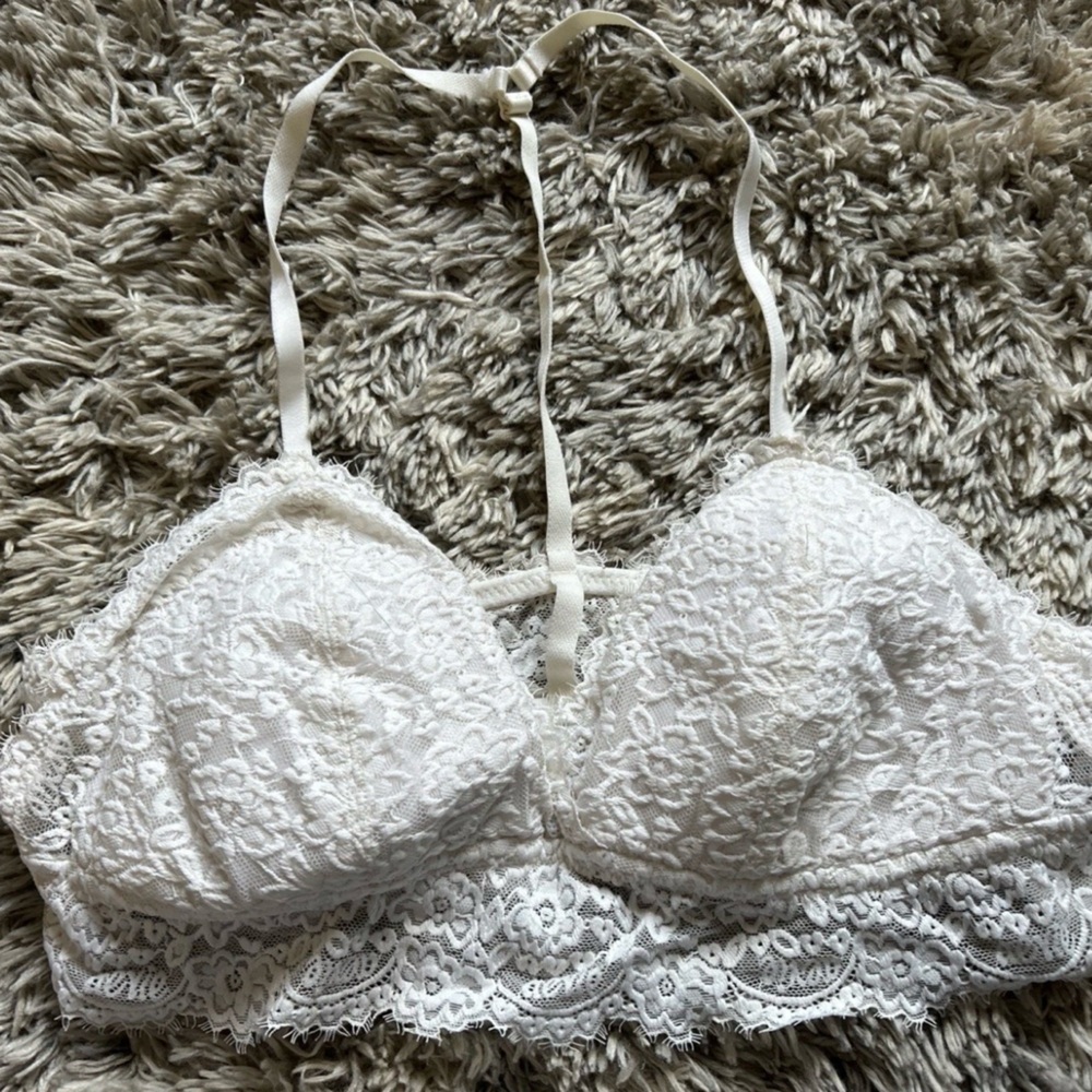 Aerie Lace Bralette in white